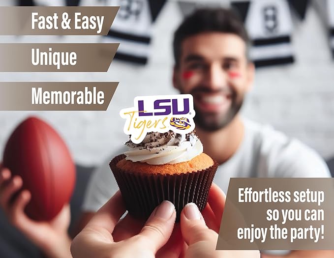 LSU Party Supplies for Football, Birthday Gift, Graduation Party