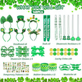 St Patrick's Day Accessories Party Favor Set 168 PCS Shamrock