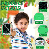 12 Pack Dinosaur Party Favors Mini LCD Writing Tablet for Kids 4.6