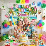 Luau Hawaiian Retirement Party Decorations Tropical Happy Retirement