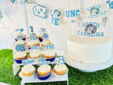UNC Party Supplies for Football, Birthday Gift, Graduation Party