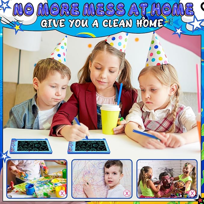 12 Pack Under the Sea Party Favors Lcd Writing Tablet for Kids 4.6