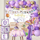 Butterfly First Birthday Decorations Girl Butterfly 1st Birthday