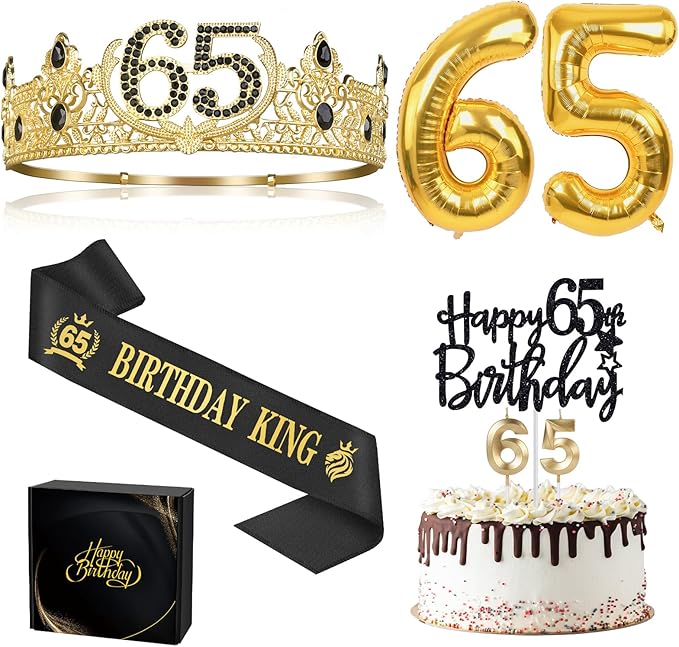65th Birthday Gifts for Men 65th Birthday Decorations for Men Party