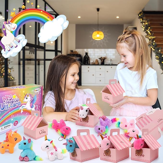 Unicorn Party Favors Unicorn Stuffed Animals for Girls Mini Stuffed