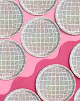 xo, Fetti Holographic Disco Ball Paper Plates - 25 pk, 9" |