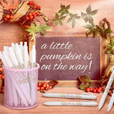 Ireer 36 Pcs a Little Pumpkin Baby Shower Pens Gifts Bulk Party