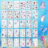 Ozepao Glitter Temporary Tattoo for Girls, 30 Sheets Mix Butterfly