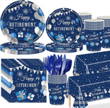 Yungyan 194 Pcs Retirement Party Decorations Disposable Happy