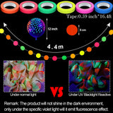 Skylety 32 Pcs Glow in The Dark Party Supplies Neon Party Favors with