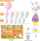 Easter Party Decorations 153PCS Easter Balloon Arch Kit Pastel
