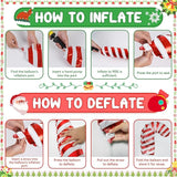 Christmas Balloon Arch Kit Xmas Fruit Green Pink Balloon Garland Hot