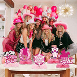 Disco Cowgirl Centerpiece for Tables - 9PCS Disco Cowgirl Party