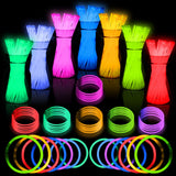 JICUICUI Glow Sticks Bulk Party Pack- Ultra Bright 500PRO Glow in the
