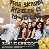 Fulmoon Pre Strung This Skibidi Rizzler Is 16 No Cap Glitter Banner