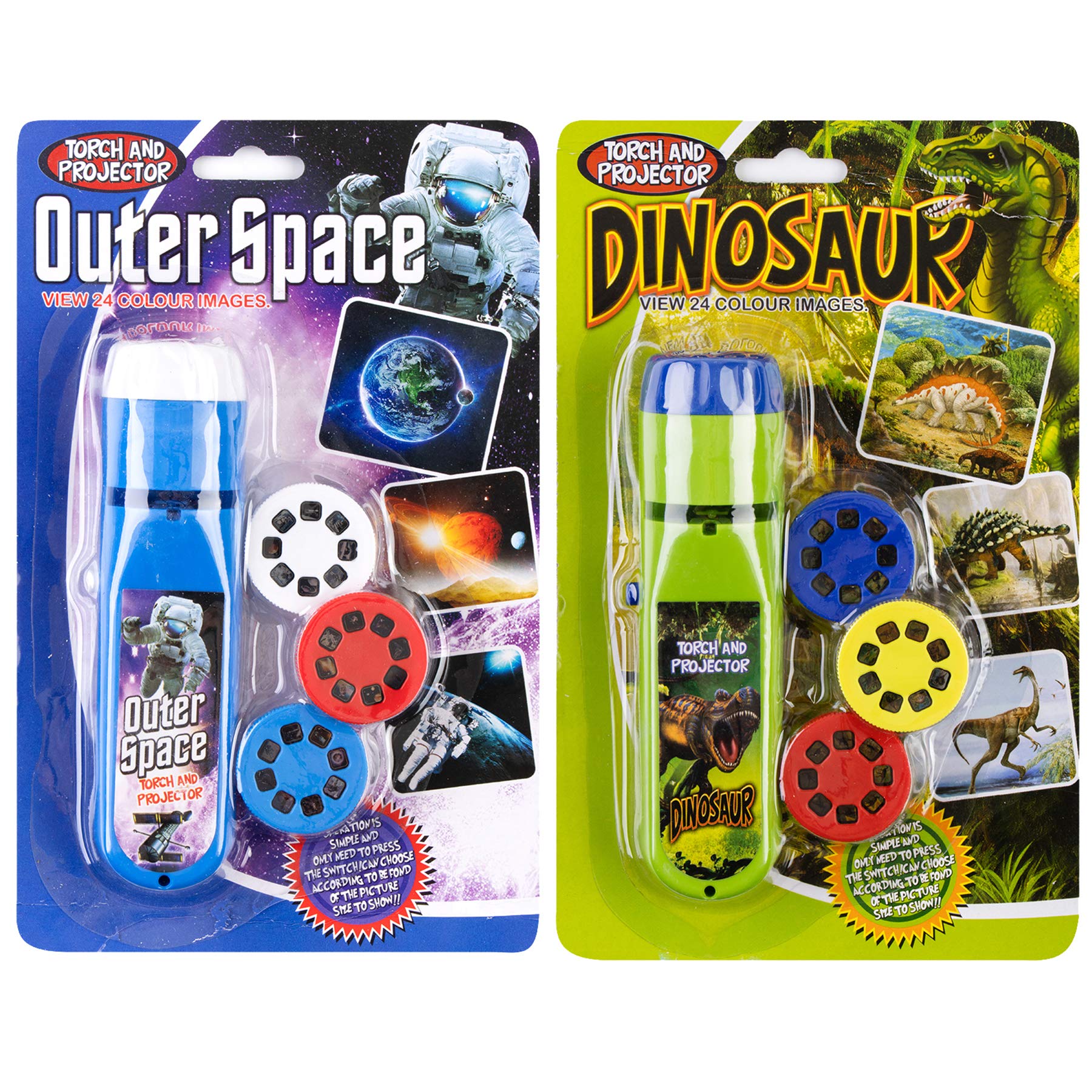 Georgie Porgy Slide Torch Projector Toys Flashlight for Kids