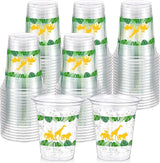 60 Pack Jungle Safari Animals Cup 12 oz Wild Animals Disposable