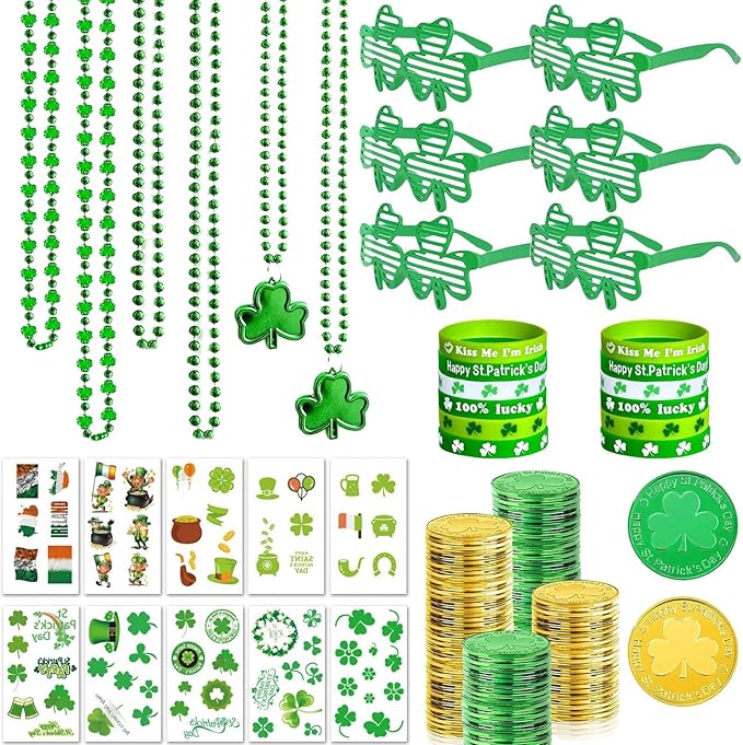 114pcs st patricks day accessories set Festival Theme glasses