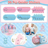 Bluegogo 202 Pcs Baby Gender Reveal Party Supplies Favors Boy or