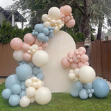 Pink and Blue Balloons Gender Reveal Boy or Girl 12inch Pastel Light
