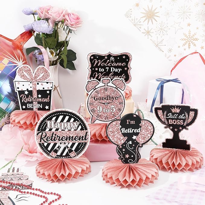 10 Pcs Retirement Party Decorations, Retirement Table Decorations for