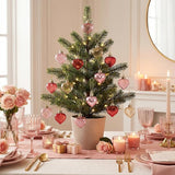 Valery Madelyn 16Pcs Valentine's Day Heart Shaped Ornaments Gift