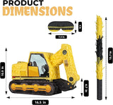 Excavator Pinatas Bundle with a Blindfold and Bat 16.5x11x4.7 inch