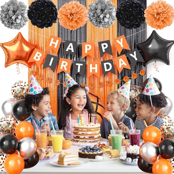 Basketball Party Supplies Basketball Theme Birthday Decorations