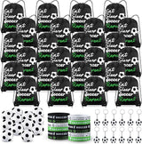 96 Pcs Soccer Party Favors Include 24 Soccer Drawstring Bags 24