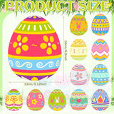 72 Pcs Easter Egg Hanging Swirl Ceiling Decorations Hanging