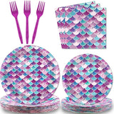 96 Pcs Mermaids Party Decorations Supplies Mermaids Ocean Birthday
