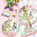 Safari Jungle Theme Party Supplies for Girl Animal Safari Birthday