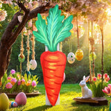 4 ft Large Easter Carrot Cardboard Cutout Easter Party Decoration