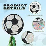 Soccer Ball Piñata Soccer Party decoration Piñata with Blindfold Bat
