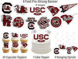USC Party Supplies for Football, Birthday Gift, Graduation Party