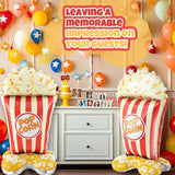 2 Pack 45 Inch Giant Standing Popcorn Balloons 3D Circus Carnival