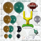 140PCS Football Party Balloon Arch Kit Game Day Decorations with