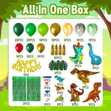 Dinosaur Theme Birthday Party Decorations Green Dino Party Decor for