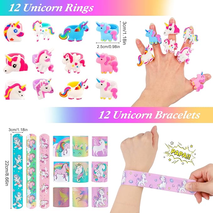 Unicorn Party Favors 12 Pack Unicorns Birthday Party Supplies