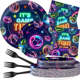 Neon Sports Party Supplies Serves 20 Glow Sports Birthday Party