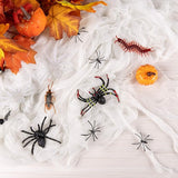 Halloween White Creepy Cloth 276 x 87 Inch Spooky Halloween Creepy