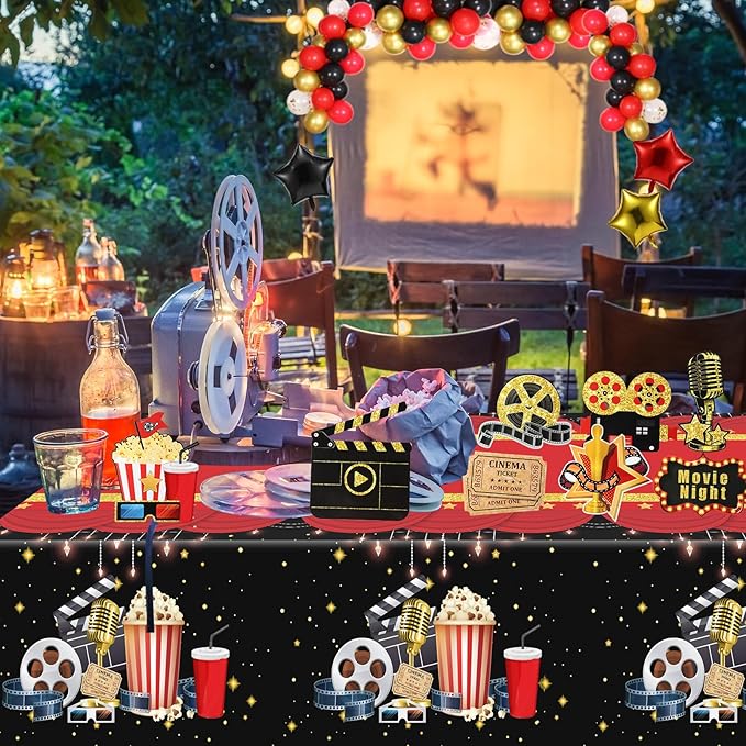 99 Pcs Movie Night Party Decorations Kit Film Supplies Include