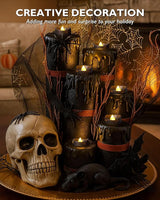 Homemory Black Tea Lights Candles Battery Operated, 200+Hour