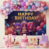 KatchOn, Kpop Happy Birthday Banner – 72x44 Inch | Kpop Party