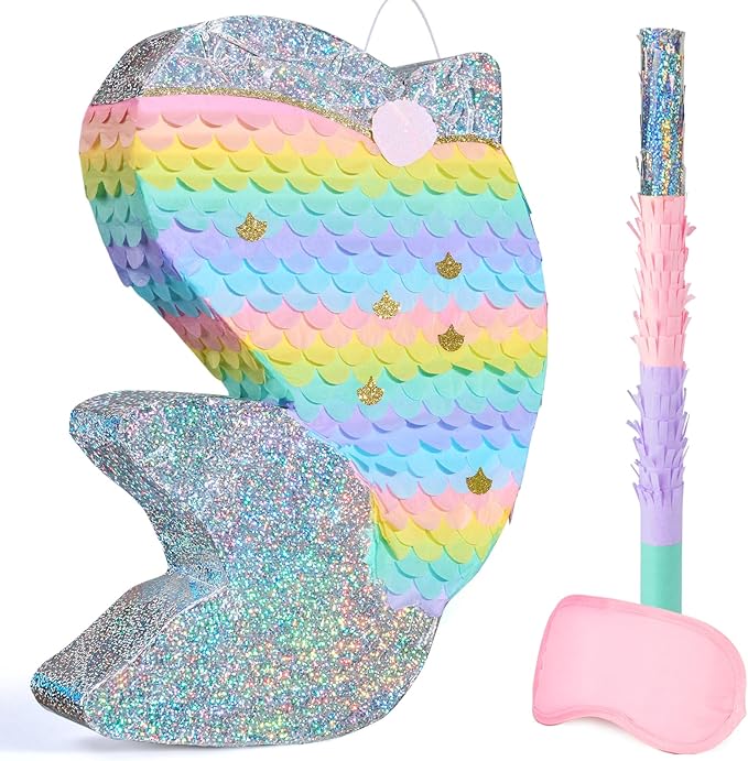 Dolphin Piñata for Girls Mermaid Princess Birthday Decorations