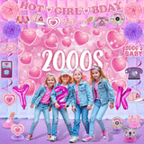 Y2K Party Decorations Early 2000s Banner Hanging Swirls Y2K 2000s