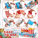 108 Pcs 36 Sets Christmas Movie Night Snack Trays Popcorn Boxes