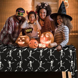 6 Packs Disposable Halloween Tablecloth 54 x 108 Plastic Waterproof