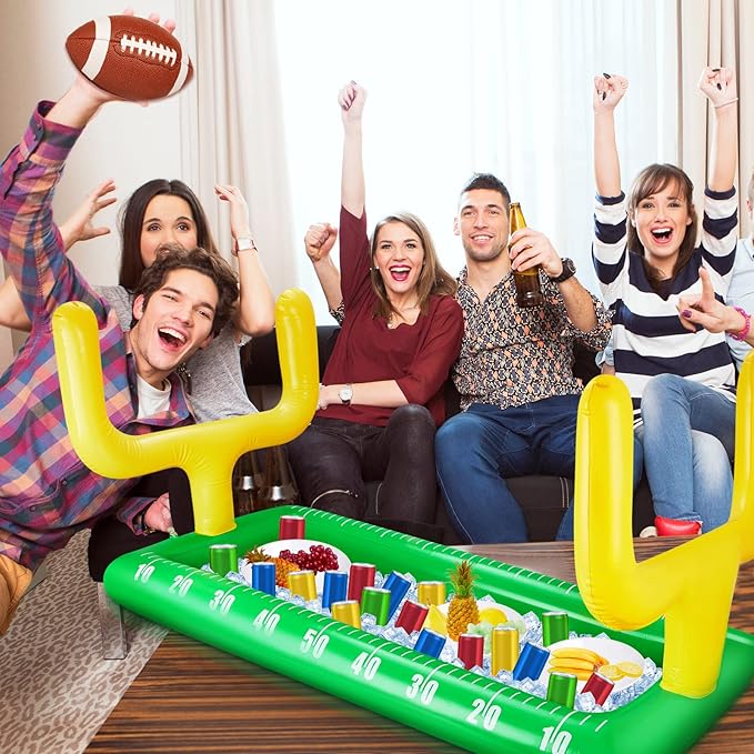 Inflatable Football Field Cooler Football Party Drink Cooler