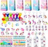 134pcs Unicorn Birthday Party Favors Set Unicorns Goodie Bags